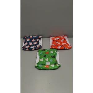 CuteBone Dog Diapers Male Washable Belly Band for Male Dogs Wraps Black 3pcs a Pack DM54XS (XS(9"-11"))