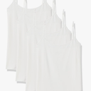 Amazon Essentials Women's Slim-Fit Camisole, Pack of 4 Size Large