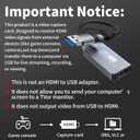Papeaso Video Capture Card, 4K HDMI to USB/USB C 3.0 Capture Card, 1080P 60FPS Video Capture Device, for Streaming, Teaching,Gaming, Video conferencing or Live Broadcasting