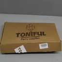 TONIFUL 4 Set Black Gold Balloon Centerpieces for Table, Balloon Stand Kit for Black Gold Party Decor 40th 50th 60th 70th Birthday Decorations Anniversary Graduation Decorations 2026 New Year Eve