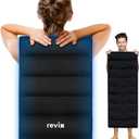 REVIX Full Body Ice Pack for Back, 47x17.5 Reusable Extra Large Gel Cold Pack for Entire Back, Hip, and Leg, Flexible Cold Therapy Wrap for Full-Body Fatigue Relief and Everyday Muscle Relaxation