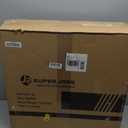 SUPERJARE 0.56'' Thick 12 Pcs 48 Sq Ft Rubber Top Exercise Equipment Mats, High Density EVA Foam Mats with Rubber Top, Interlocking Gym Flooring for Home Gym, Protective Workout Mat, Black/Grey