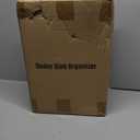 Under Sink Organizer, 2 Packs 2 Tier Under Sink Organizers and Storage, Slide out Pull out Cabinet Organizer Shelf, Metal Sliding Drawer for Kitchen Bathroom Pantry Cabinet Closet Organization Rack (Black)