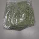 GORILLA GRIP Plush Absorbent Shaggy Chenille Bath Rug Mat for Oval Toilet Base with Rubber Backing, Machine Washable Rugs, Soft Microfiber Contour Mats for Toilets, Quick Dry, Bathroom Decor, Sage 23"×19"