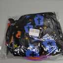 Halloween Ring Toss Game Set, 5Pcs Inflatable Witch Hats with 10Pcs Colorful Plastic Rings and Air Pump for Halloween Party Games Super Fun Indoor Outdoor Party Supplies