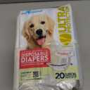 Paw Inspired 20ct Disposable Dog Diapers | Female Dog Diapers Ultra Protection | Diapers for Dogs in Heat, Excitable Urination, or Incontinence (X-Large)