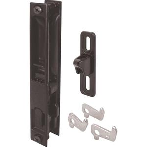 Prime-Line MP1043 Sliding Door Flush Handle Set, Black Diecast (1 Set)