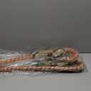 6 Pcs Giant 23.62 Inch Vintage Christmas Candy Cane Decor Red Striped Large Candy Cane Rustic Farmhouse Decor with Bells and Artificial Pine Needles Jumbo Christmas Ornaments Decoration