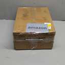 LAATOOREE Nightstands Set of 2, Small Side Table, Bedside Table with Fluted Door, Solid Wood Feet; Modern Mid-Century End Table for Bedroom, Small Space (Natural)