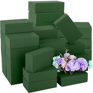 Hahood 48 Packs Floral Foam Blocks Wet & Dry Floral Foam Bricks 5.5x3.1x1.8 Inch Flower Arranging Kit for Fresh and Artificial Flowers Florist Foam Blocks for Wedding Home Decor