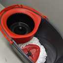 O-Cedar EasyWring Microfiber Spin Mop & Bucket Floor Cleaning System + 2 Extra Refills, Red/Gray