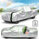Cartist Hail Protector Car Cover for Truck Waterproof All Weather, Heavy Duty Outdoor Sun Uv Rain Pickup Cover, Universal Fit for Tundra, Tacoma, Colorado, Gladiator, etc.(Length Up to 220 inch) M+