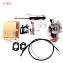 BOVZOR Compatible with STIHL FS91 FC91 FS111 KM91R Trimmers, Carburetor Filtration Kit Replaces 4180-120-0615 Component for Brushcutters and Edgers