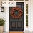 28 Inch Fall Wreath for Front Door Boxwood Greenery