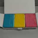 feela Pocket Small Notebooks Bulk, Mini Cute Notepads Hardcover College Ruled Lined Journals with Pen Holder for School Business Memos, with 15 Black Pens, 3.5”x 5.5”, 15 Pack, A6, Solid Colors