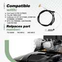 Blade Control Cable Kit Compatible with CC760 CC760ES Troy-Bilt TBWC33XP Craftsman CX 33'' MTD Lawn Mower Repalce 753-08266 746-04610 946-04610