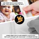 Baby's My First Family Album Holds 21 4x6 Photos, Baby Sun Photo Album Soft Cloth Family Book,My First Photo Book for Baby or Toddlers,Cute Book Gift for Babies Shower Newborns Family Photos (Green)