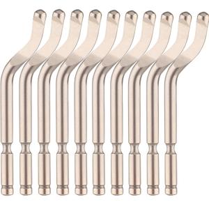 10PCS Cobalt Deburring Blades BS1018 S100 - High-Speed Steel Burr Removal Tool for Metal, Stainless Steel, Copper, Aluminum, Plastic, and High-Hardness Materials