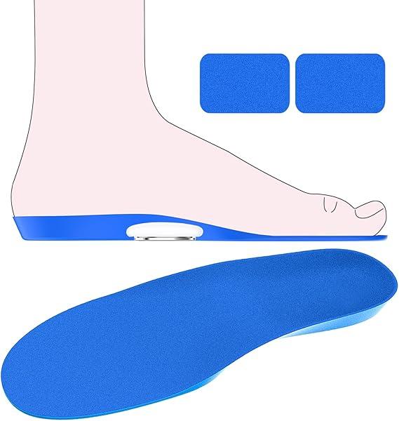 Insoles for Airtag Hidden Holder, Tracker Devise Case for Kids, Adults and Elderly, Comfortable Inserts for Shoes, Blue (175-190mm)