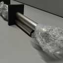 Exclusive Home Curtains ER1012-01 66"-120" Ogee 1" Curtain Rod and Finial Set, 66"-120", Matte Silver