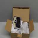 Aootek New Solar Motion Sensor Lights 120 LEDs with Lights Reflector,270 Wide Angle, IP65 Waterproof, Step Lights for Front Door, Yard, Garage, Deck (Black, Daylight White, 6-Pack)