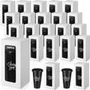 ReliThick 24 Pcs Tumbler Gift Box Tumbler Boxes with Window, White Gift Box for 16-24oz Tumblers Water Bottle Boxes for Gifts Wrapping Packaging