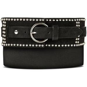 Lucky Brand womens Studded Leather Belt | Stylish | Classic | Modern | Jeans | Pants | Skirt | Dress