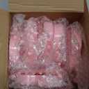 Cunno 6 Pack Valentines Day Containers Heart Shaped Food Containers Large Plastic Snack Box Food Storage with Handle Divided Serving Tray Portable Jewelry Organizer for Candy Fruit Pink