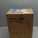 3 Light Arc Floor Lamps for Living Room, 2400LM Super Bright Floor Lamp with Remote Control, 80" Tall Floor Lamps with Stepless Dimmable, Mid Century Tree Floor Lamp for Bedroom, Office (Brown-Linen Shade)