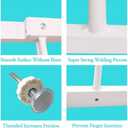 19.49-33.64" Wide Window Guards for Child Safety White 2 Piece
