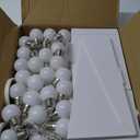 Maxcheck Marquee Large Light up Decoration, 4ft Balloon Frame with Bulb Light String Foam Marquee Signs for Eid Birthday Engagement Baby Shower Party Decorations (Moon)