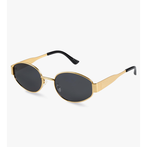 livho 2025 Trendy Oval Sunglasses - Stylish Polarized Shades for Everyday - Retro Metal Frames