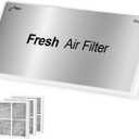 ADQ75493301 New Upgraded Refrigerator Air Filter Cover Replacement, Come with The LT120F Refrigerator Air Filter(3 Packs), Fresh Air Filter Cover, Compatible with LG Refrigerator Models