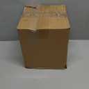 White Ceramic Vase, Large Ceramic Vase for Flowers, Decorative Vases for Boho Decor, Modern Ribbed Vase, Pampas Grass Vases for Living Room, Office, Mantel, Shelf, Dinning Table, 7.5 Inches