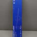 Combuh LED Bathroom Vanity Light Bar 24Inch 14W IP44 Chrome Shining Over Mirror Lighting Fixture Indoor Wall Sconces Modern Bright White 4000K