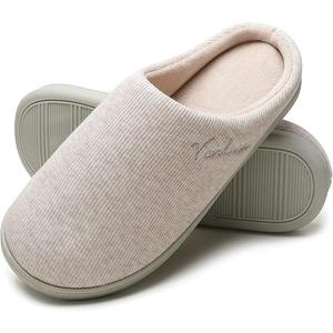 Vonluxe Women's House Slippers Comfy Memory Foam Bedroom Slippers Soft Light Ladies Shoes with Outdoor Indoor Anti-Skid Waterproof Sole 7-8