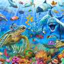 Jigsaw Puzzles for Adults 500 Piece - Jigsaw Puzzles for Adults and Kids 500 Piece Educational Games Colorful Puzzles for Home Decoration(Ocean Adventure 500 Pieces)