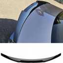 KHK Spoiler Compatible with F22, M4 Style Rear Spoiler, Glossy Black ABS Material Rear Wing Compatible with 2014-2021 BMW 2 Series M2 F87 F22 F23 M235i M240i 218i 220i 228i
