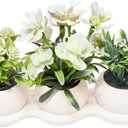 Uguisu 1pcs Fake Plants Indoor Artificial Plants Small Faux Plants Desk Decor Bathroom Decoration Home Decor Room Decoration Aesthetics. (A1)