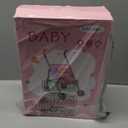 GAGAKU Baby Doll Stroller Playset with 12-inch Doll & Accessories, Foldable Lightweight Toy Stroller for Toddler Girls Kids Ages 1-6, 12" Baby Doll and Accessories Included