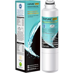 ICEPURE PRO DA29-00020B NSF401&473&53 Samsung Refrigerator Water Filter, Replacement for DA29-00020B-1, DA29-00020A/B, HAF-CIN/EXP, RF25HMEDBSR, RF28HMEDBSR, RS25J500DSR, More Models, 1PACK