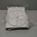 Lampshades Set of 2, Drum Lampshades 11.6" Top x 12.6" Bottom x 9.8" High, Seaside village Medium Lampshades (Spider Fitter), Beige Lampshades Natural Linen Hand Crafted, Easy Assembly Required