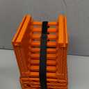 WELLUCK RV Sewer Hose Support 10FT, Blaze Orange RV Sewer Support with Adjustable Height Design, Secure Rubber Band and Carry Strap, Quick Setup and Collapse for Campers Travel Trailers and Motorhome