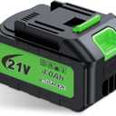 4.0Ah Leaf Blower Battery, Extended Runtime, LED Charge Indicator, Compatible with Tools, Outdoor Equipment