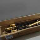 Mid-Century Black and Brass Sputnik Chandelier, Modern 8-Light Adjustable Pendant Light Fixture Industrial Swag Metal Ceiling Light for Kitchen Dining Room Living Room Hallway Foyer