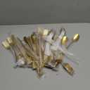 Stapava 60 Pcs Gold Silverware Set, Food-Grade Stainless Steel Flatware Sets for 12 Mirror Polished Cutlery Utensil Sets Include Dinner Knives Spoons and Forks Set Dishwasher Safe for Home Restaurant