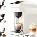 3-in-1 Espresso Machine for Nespresso Pods/K-Cups/Grounds,White