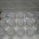 20 Pack 6.8oz Small Glass Jars With Lids, Glass Yogurt Containers With Lids, Yogurt Jars With PE Lid, Pudding Jar for Jam, Jelly, Honey, Wedding Favors