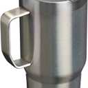 STANLEY The Everyday Suburban Mug | 24 oz | Drink Through Lid | Cup for Coffee, Tea and Drinks | Insulated Stainless Steel Coffee Mug | BPA-Free | Steel Shimmer