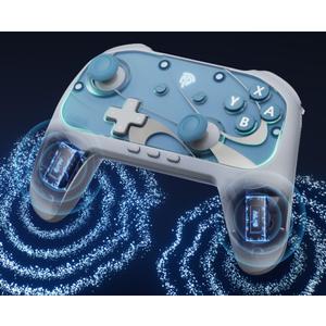 EasySMX S10 Controller for Switch 2/ Switch/PC-One Key Wake-up, TMR Anti-Drift Joystick, Mechanical Buttons, 6 Axis Gyro, Bluetooth Switch Controller with RGB & Swappable D-Pad